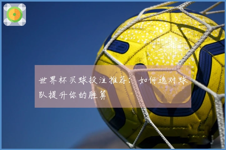 世界杯买球投注推荐：如何选对球队提升你的胜算